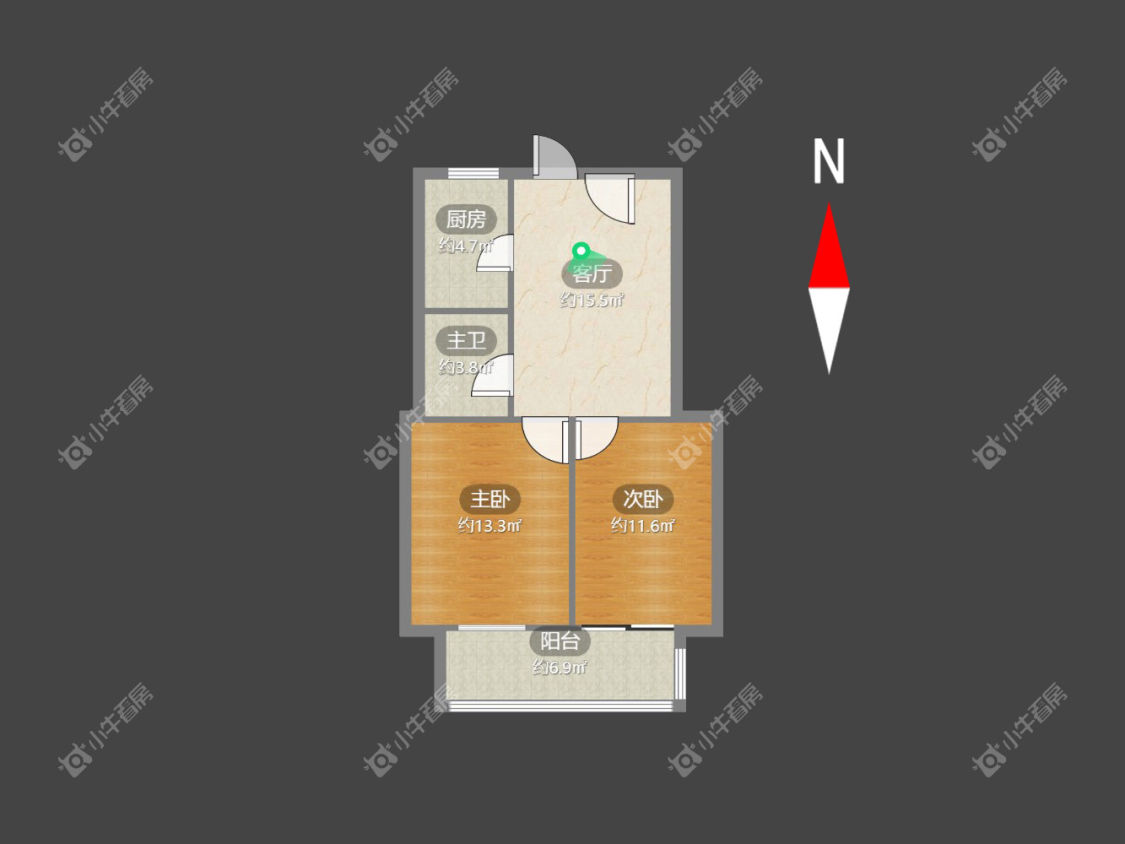 常州电业宿舍租房_电业宿舍2室1厅房源出租