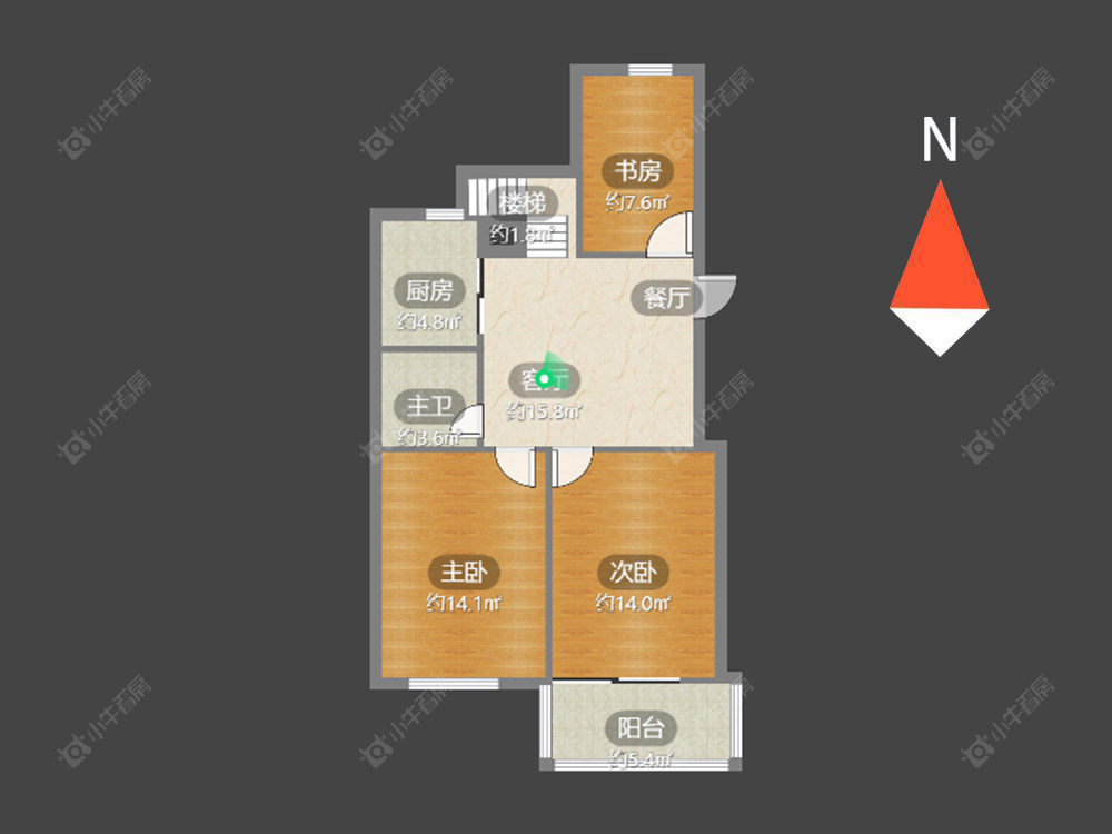 荆川东园房源户型图 常州荆川东园在售二手房源户型图_小牛看房