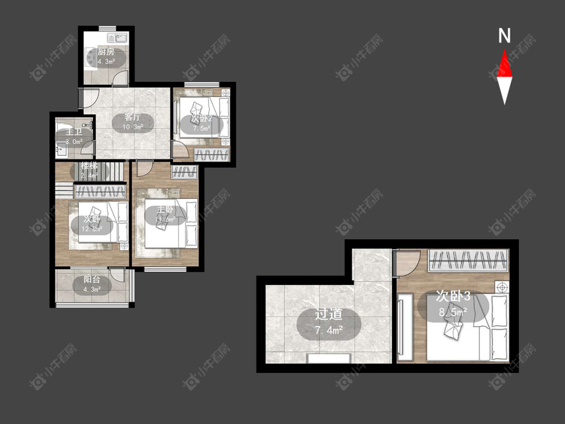 清潭新村房源户型图 常州清潭新村在售二手房源户型图_小牛看房