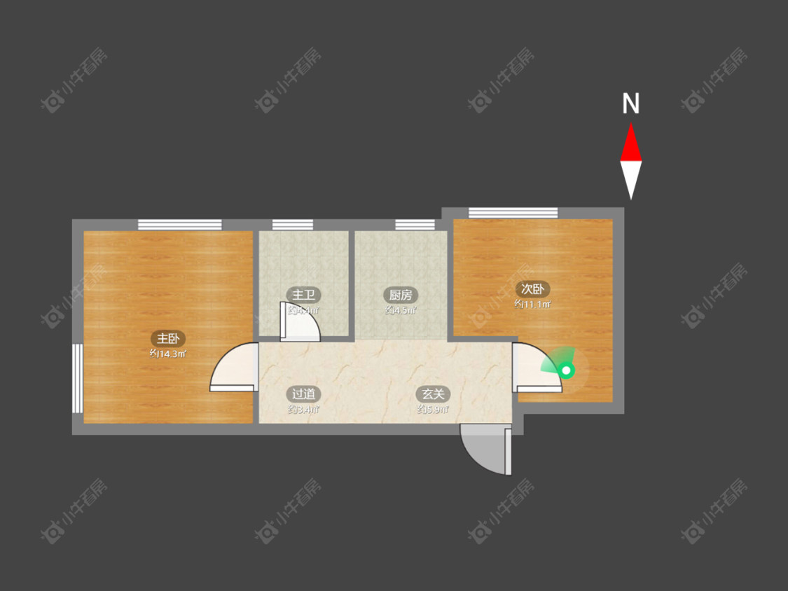 常州裕坤美城公馆在售二手房源户型图_小牛看房