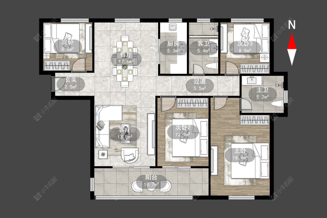 星河国际十二区房源户型图 常州星河国际十二区在售二手房源户型图_小牛看房