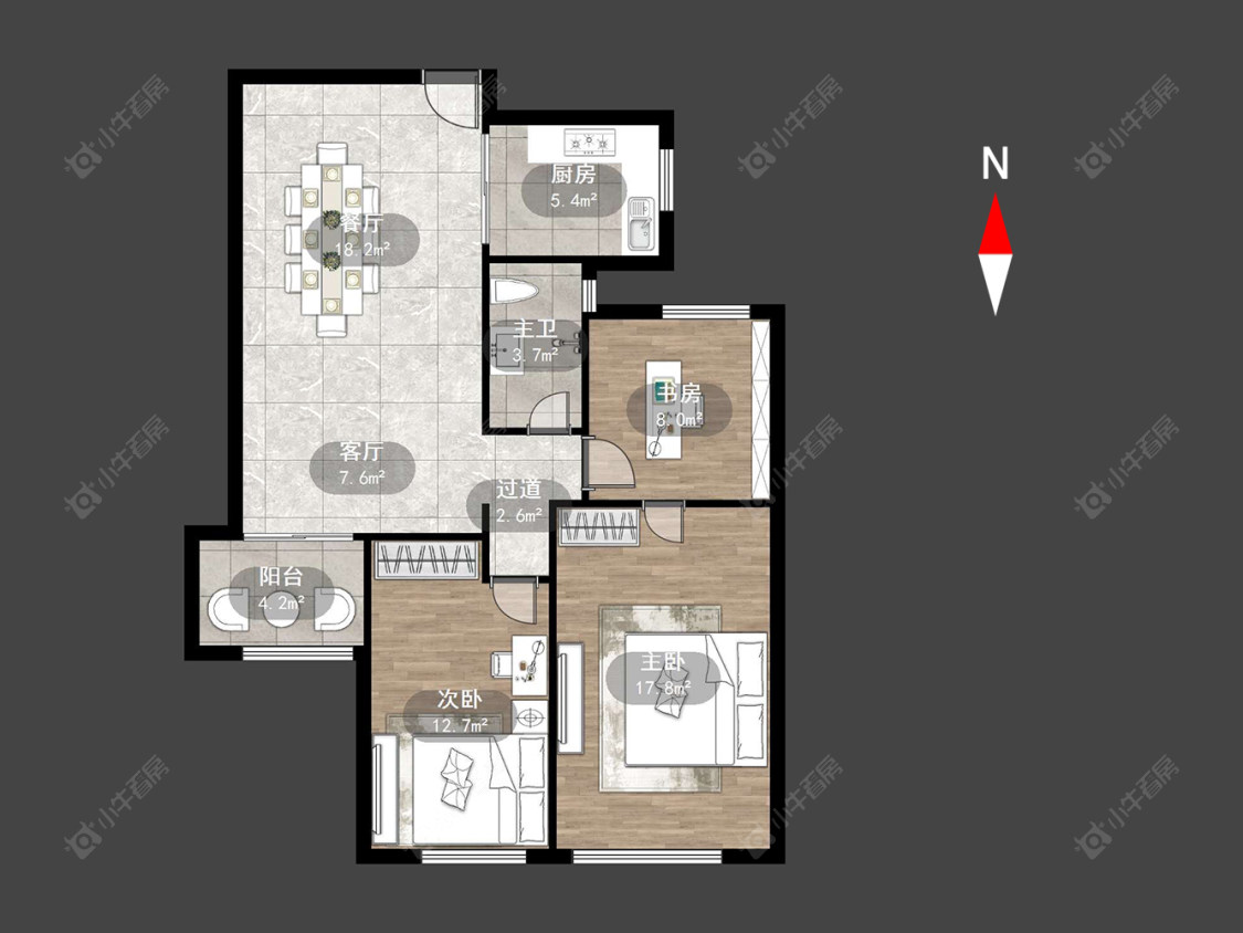 常州绿都万和城五区在售二手房源户型图_小牛看房
