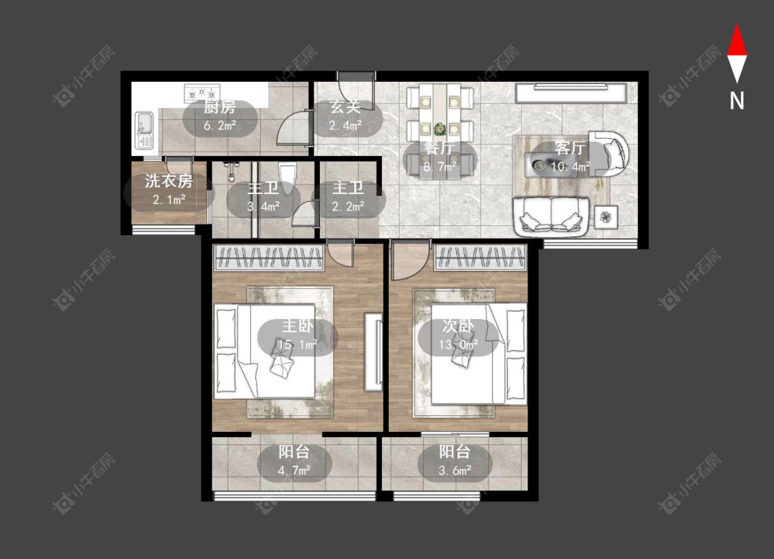 常州乾盛兰庭在售二手房源户型图_小牛看房