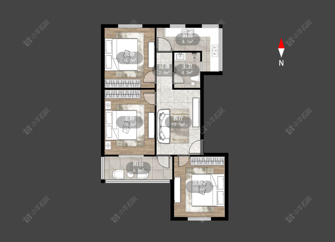 常州关河中路在售二手房房源户型图_小牛看房