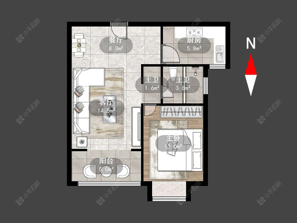 长虹名苑房源户型图 常州长虹名苑在售二手房源户型图_小牛看房