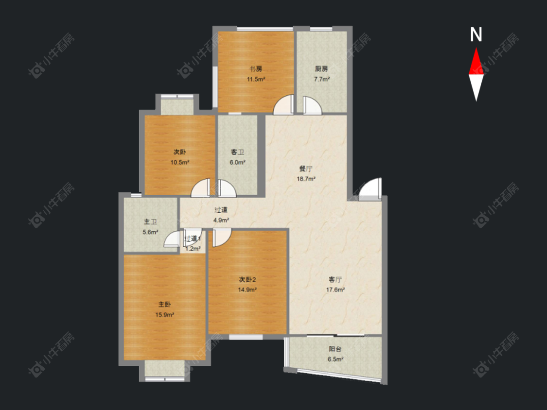 常州都市桃源二期在售二手房源户型图_小牛看房