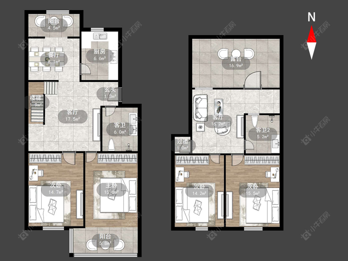 常州工房南区在售二手房源户型图_小牛看房