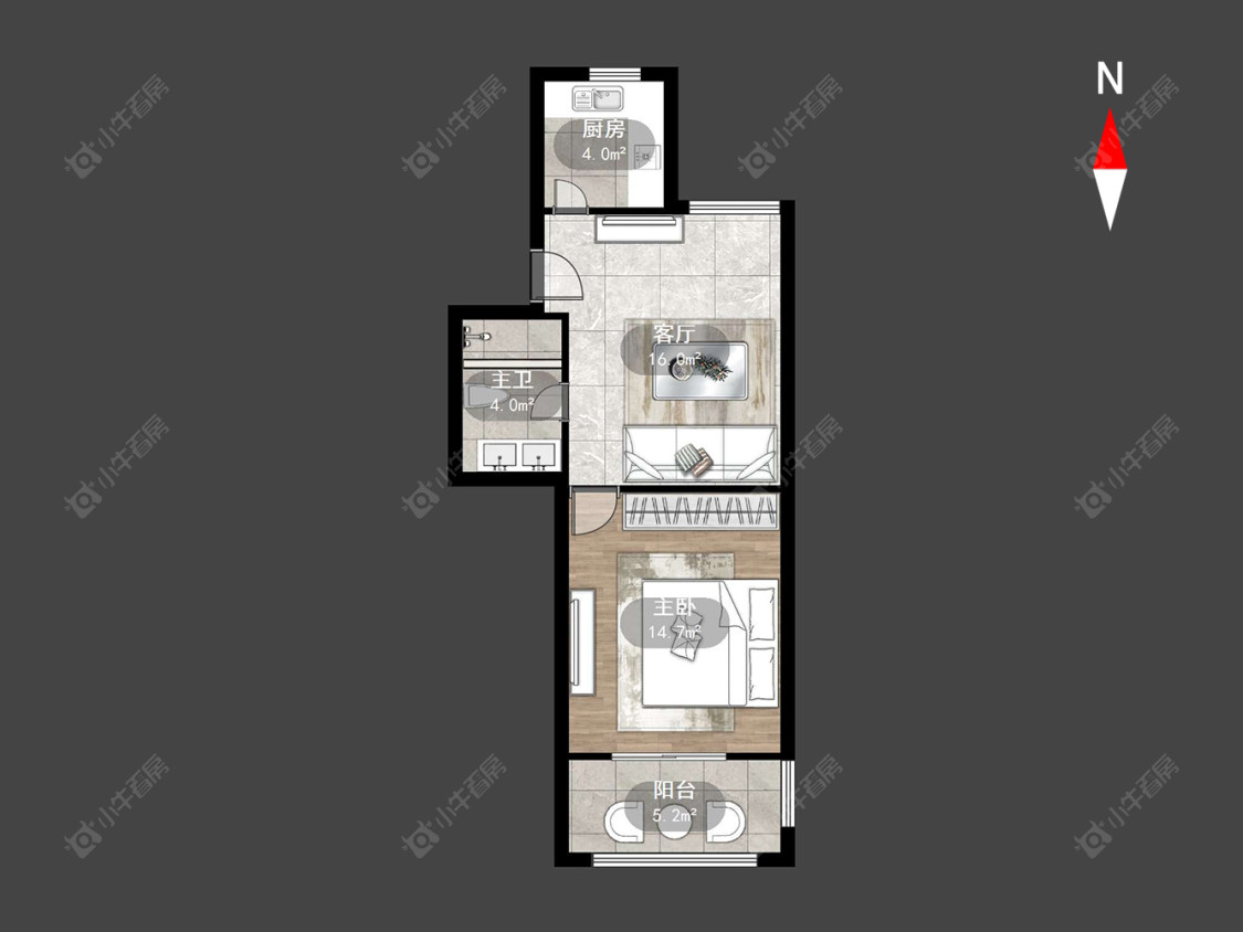 常州荆川里续建在售二手房源户型图_小牛看房