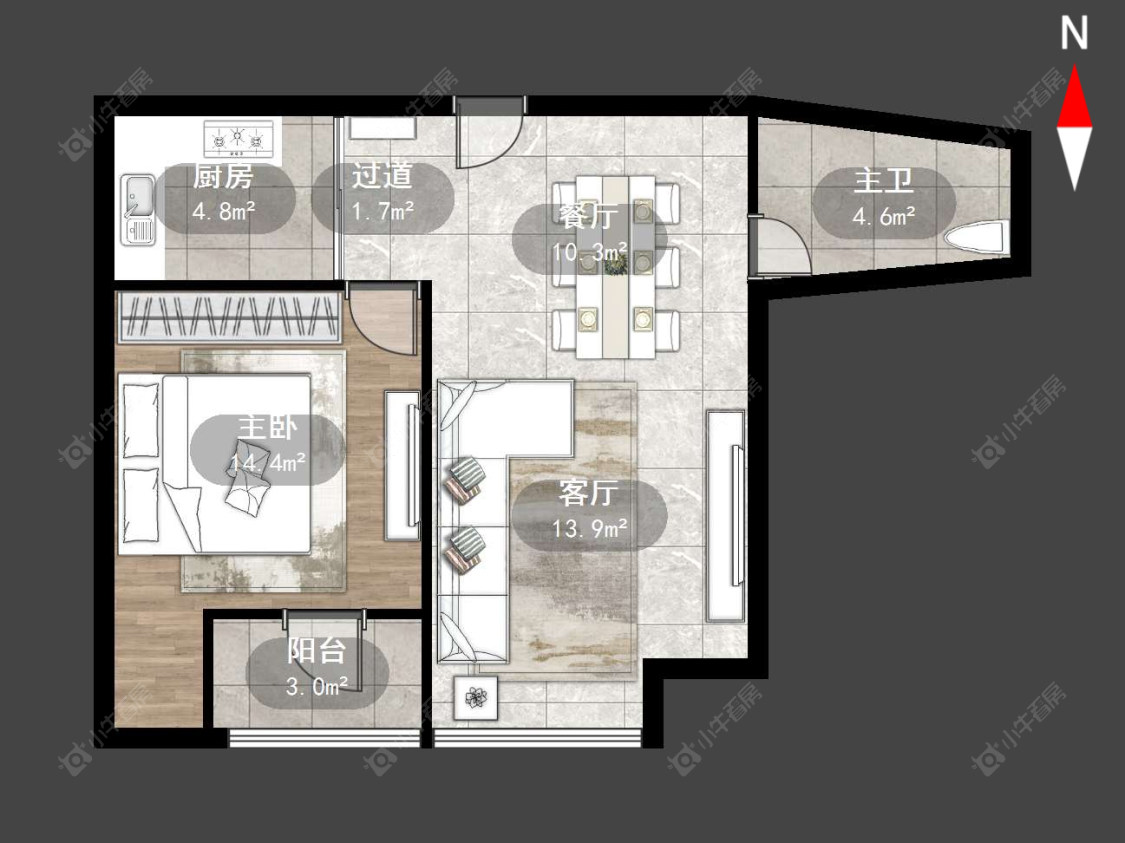 常州乐颐大厦在售二手房源户型图_小牛看房