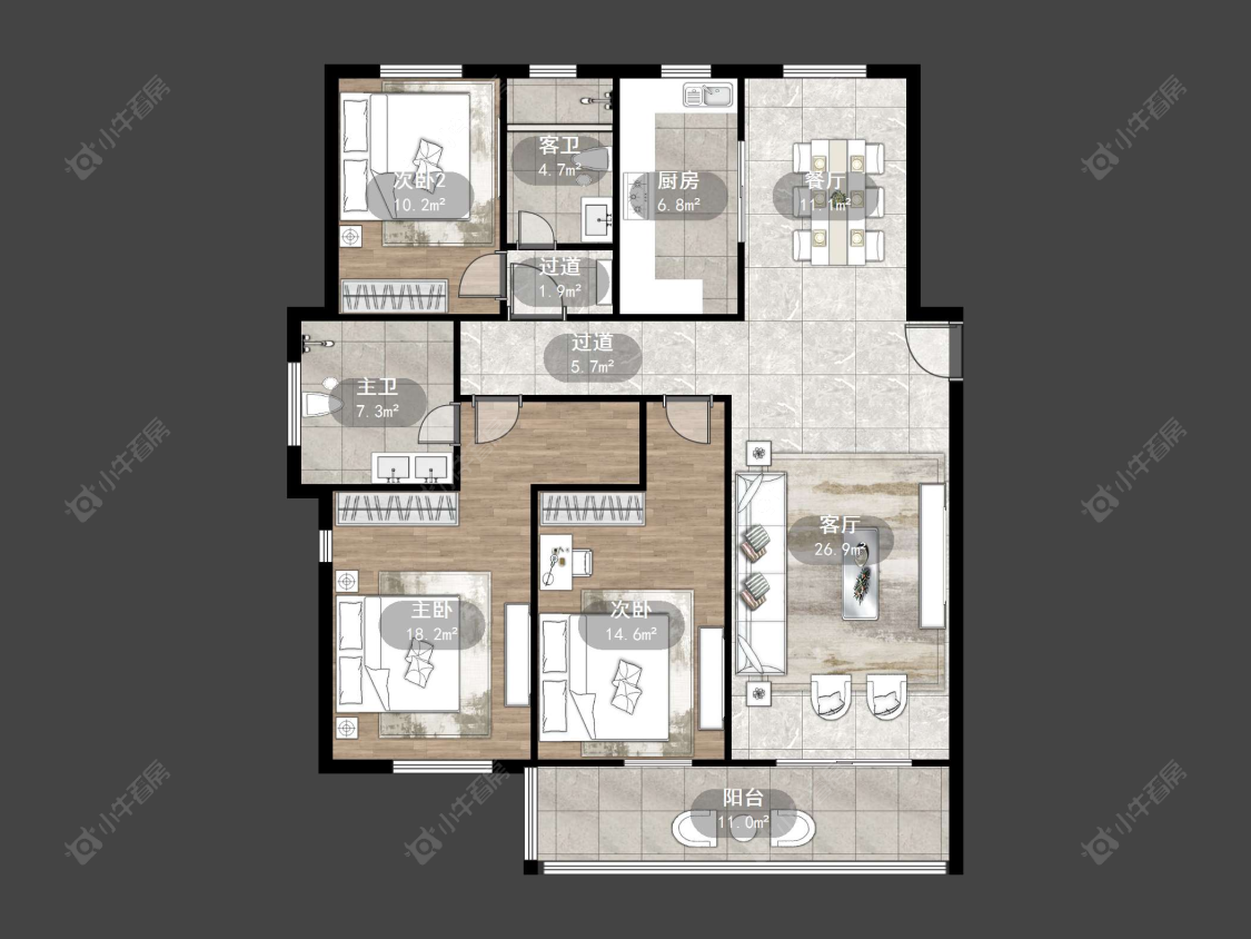 丹阳凤凰郡在售二手房源户型图_小牛看房