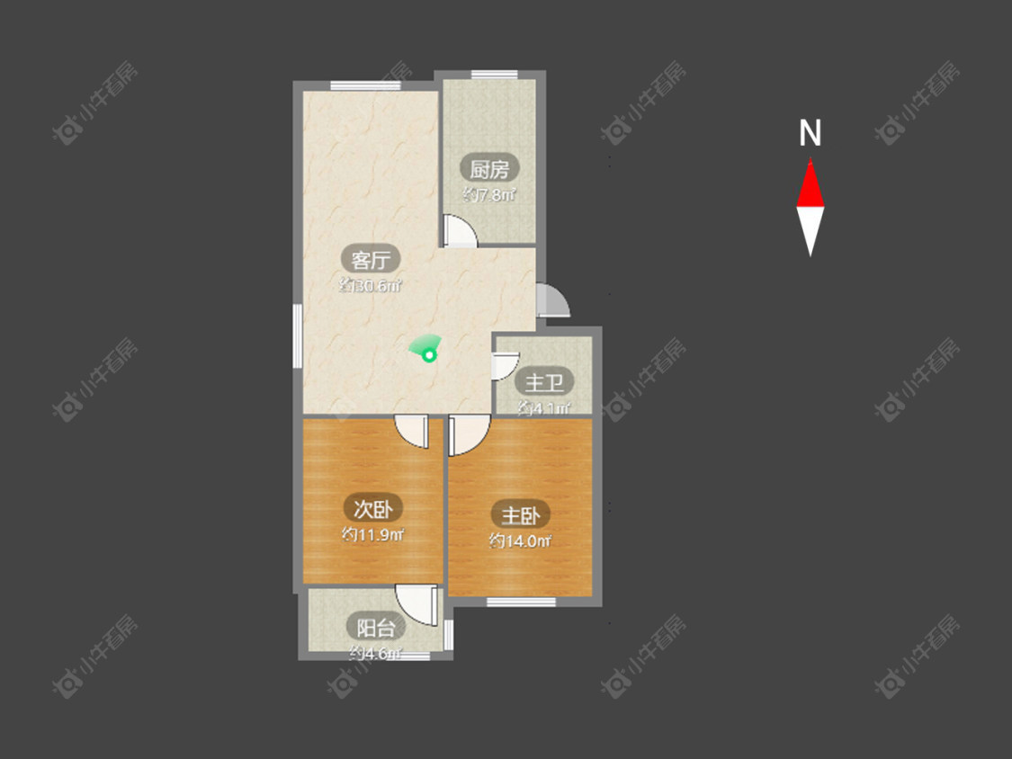 常州富都花苑北苑在售二手房源户型图_小牛看房