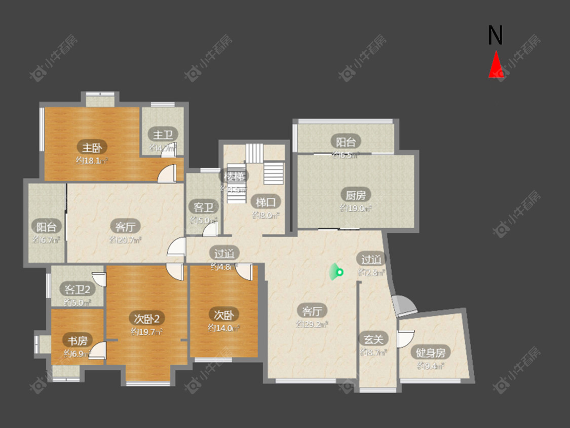 天安花园房源户型图 常州天安花园在售二手房源户型图_小牛看房