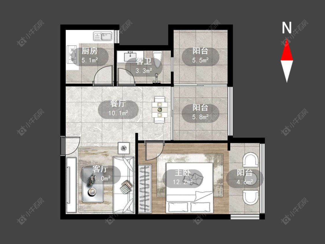 格兰艺堡一期房源户型图 常州格兰艺堡一期在售二手房源户型图_小牛看房
