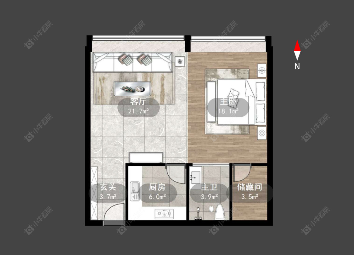 常州元丰宜家在售二手房源户型图_小牛看房