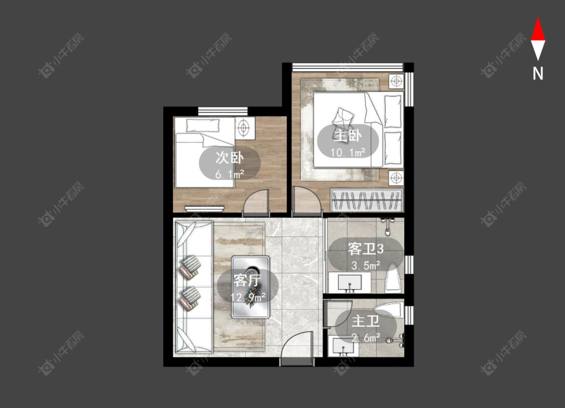 怡康花园房源户型图 常州怡康花园在售二手房源户型图_小牛看房