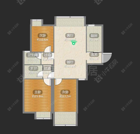 常州聚缘福地在租房源户型图_小牛看房