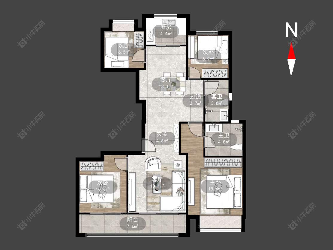 常州衡麓世家在售二手房源户型图_小牛看房
