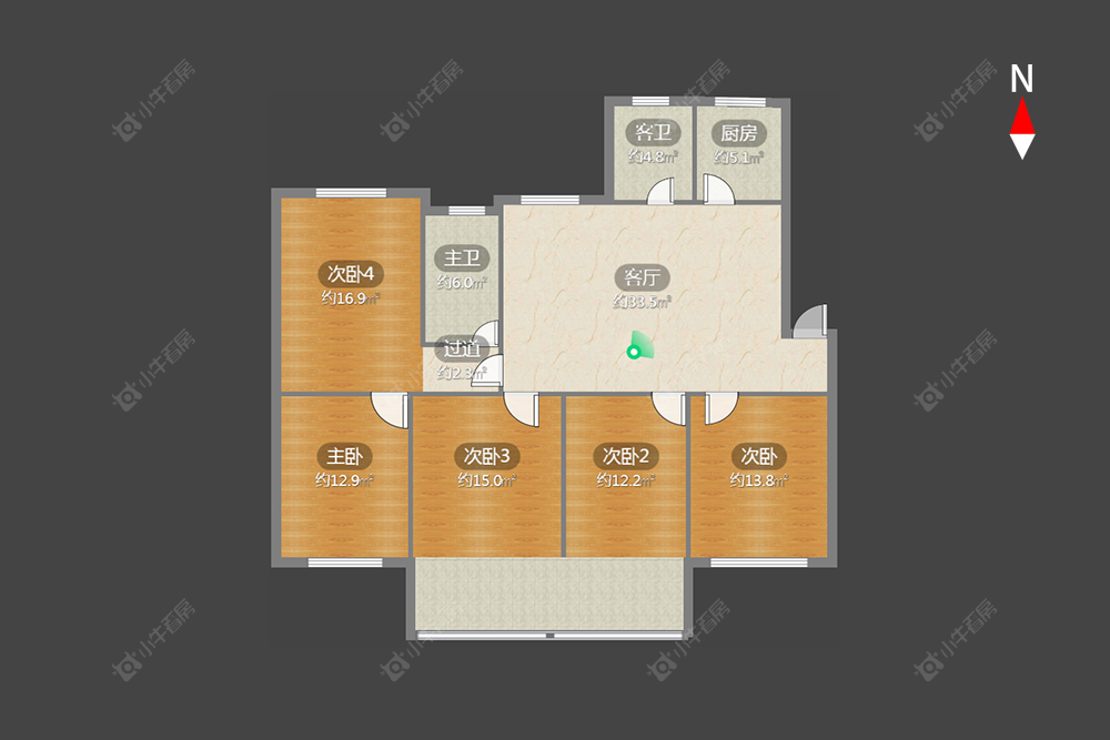 常州花东五村在售二手房源户型图_小牛看房