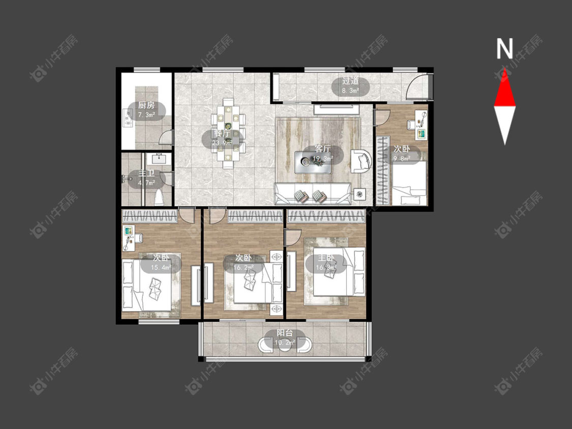 常州东庄阳湖小区在售二手房源户型图_小牛看房