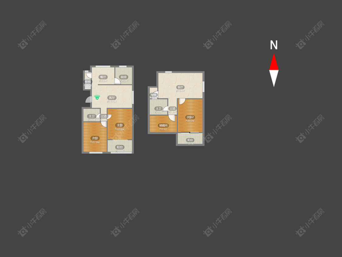 常州安阳花苑北区在售二手房房源户型图_小牛看房