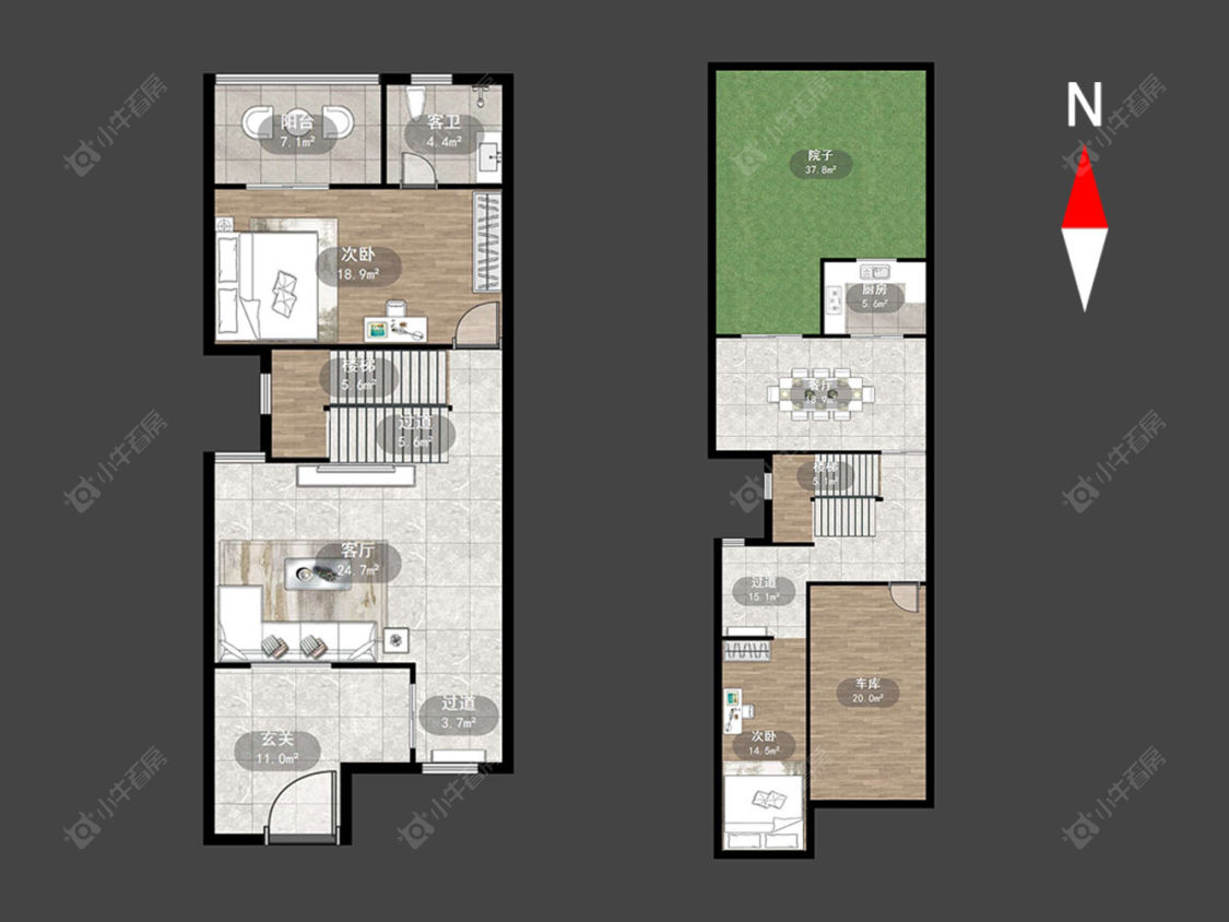 常州得园在售二手房源户型图_小牛看房