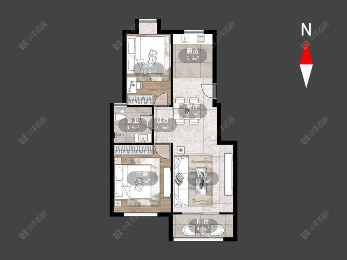 常州学府东苑在售二手房房源户型图_小牛看房