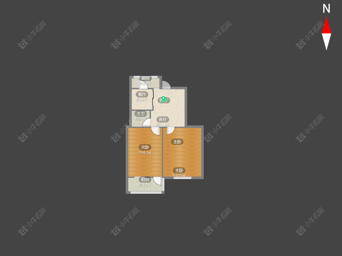 常州西园路在售二手房源户型图_小牛看房