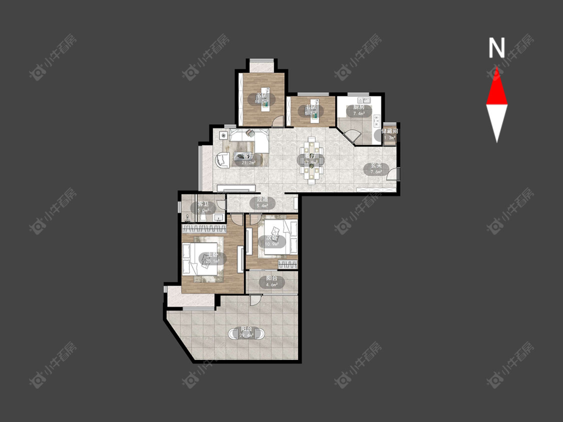 常州翠园世家在售二手房源户型图_小牛看房