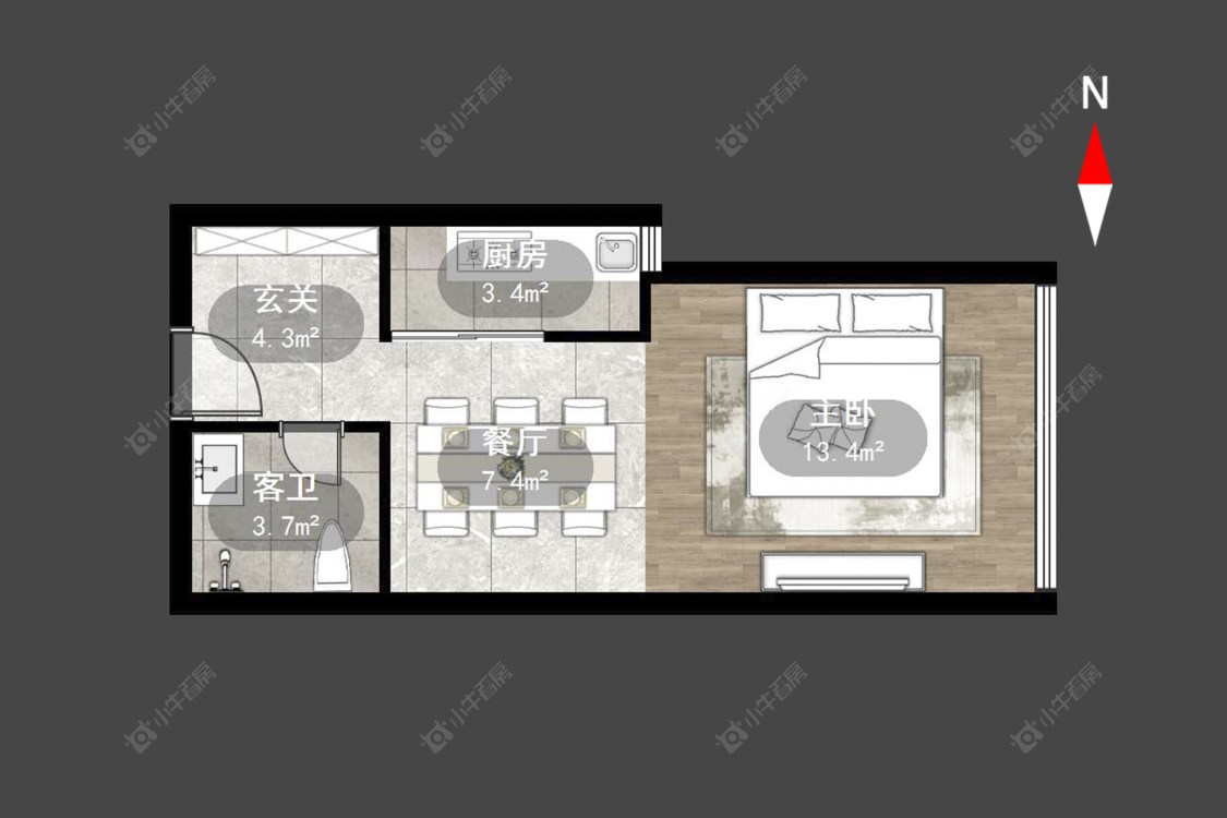 香江壹品房源户型图 常州香江壹品在售二手房源户型图_小牛看房