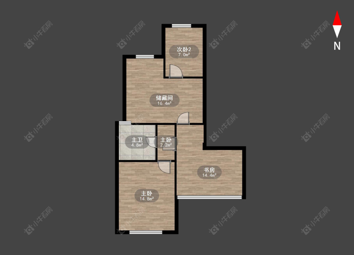 常州新天地花苑在售二手房源户型图_小牛看房