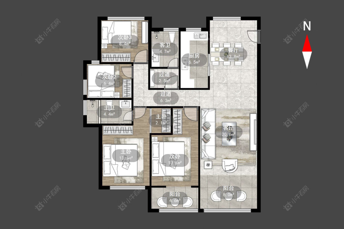 常州玉兰广场五期在售二手房源户型图_小牛看房