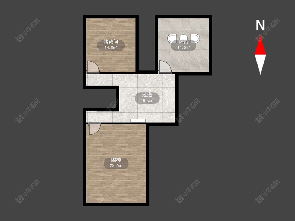 常州中海锦珑湾别墅区在售二手房源户型图_小牛看房