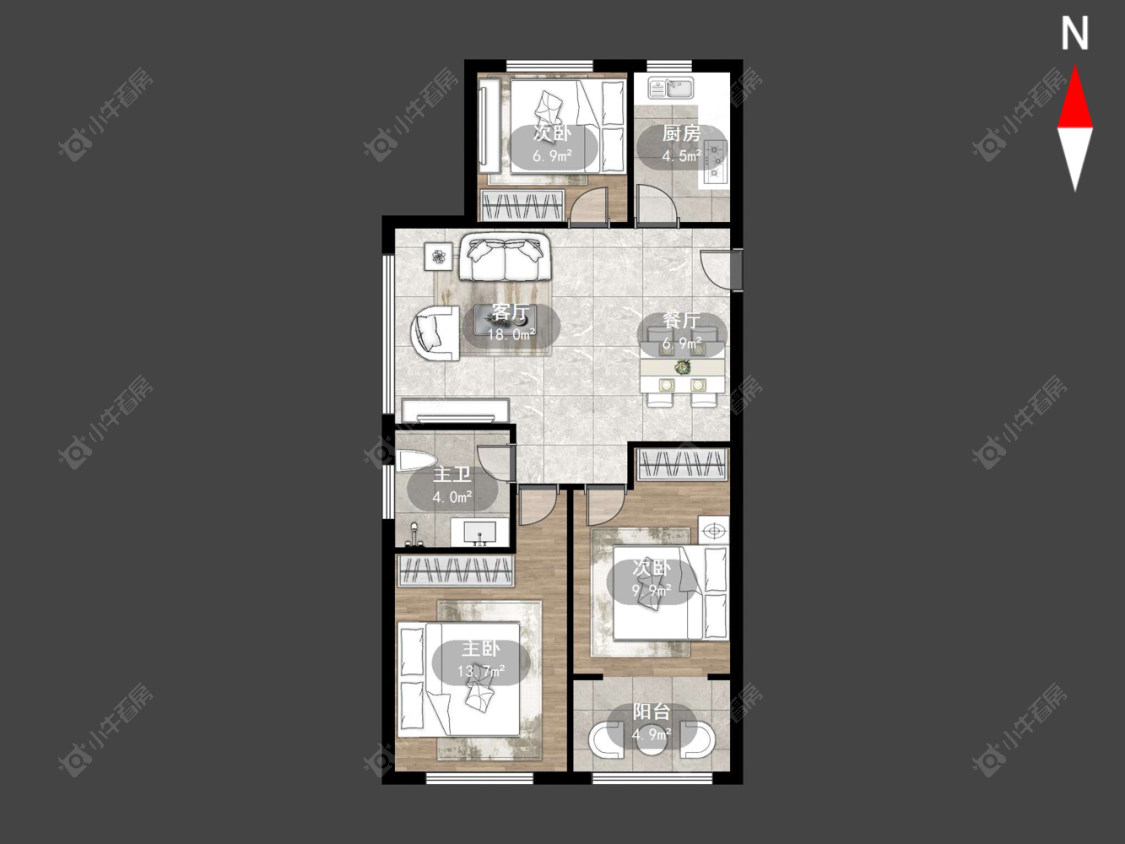 常州兰陵尚品花园在售二手房源户型图_小牛看房