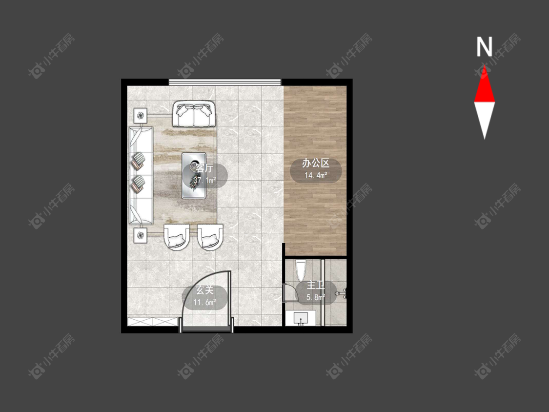 常州府琛大厦在售二手房源户型图_小牛看房