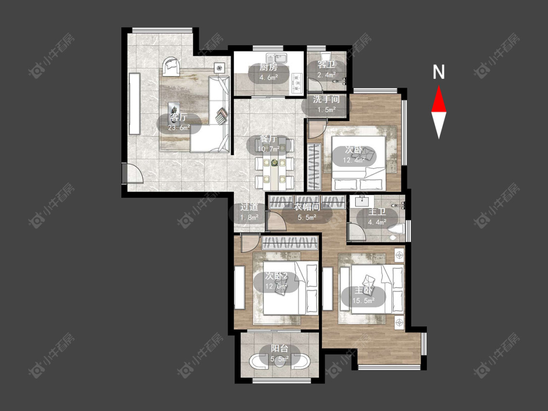 凤凰名城房源户型图 常州凤凰名城在售二手房源户型图_小牛看房