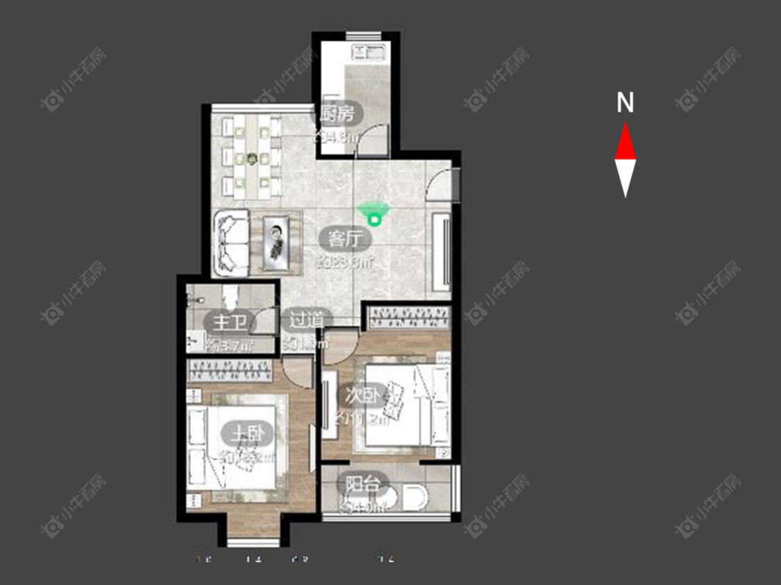 常州凤凰名城在售二手房源户型图_小牛看房