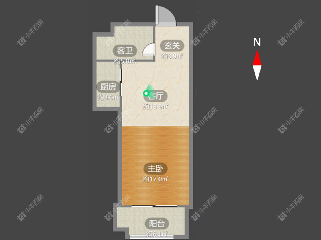 常州恒大翡翠华庭租房_恒大翡翠华庭1室1厅房源出租