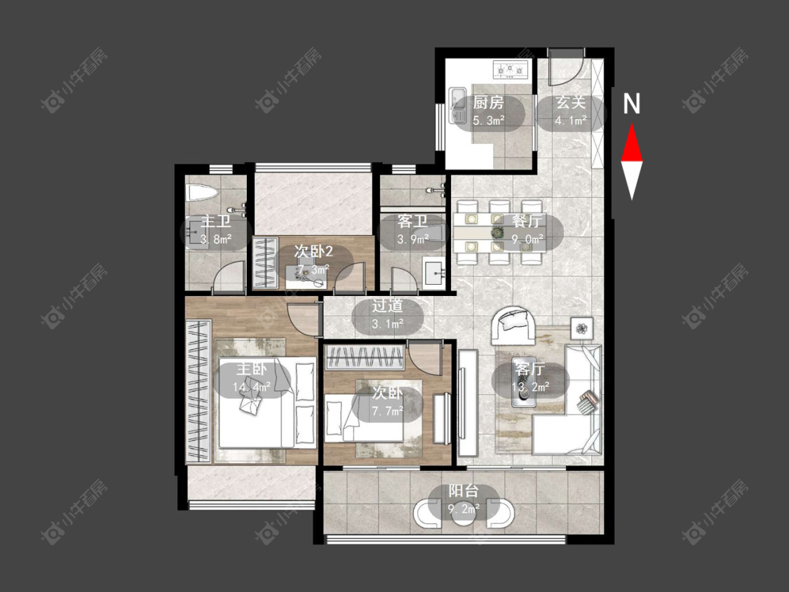常州碧桂园翡丽都会在售二手房源_小牛看房