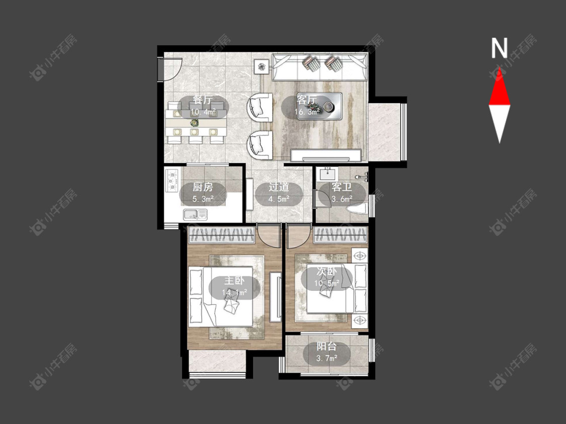 景秀世家房源户型图 常州景秀世家在售二手房源户型图_小牛看房