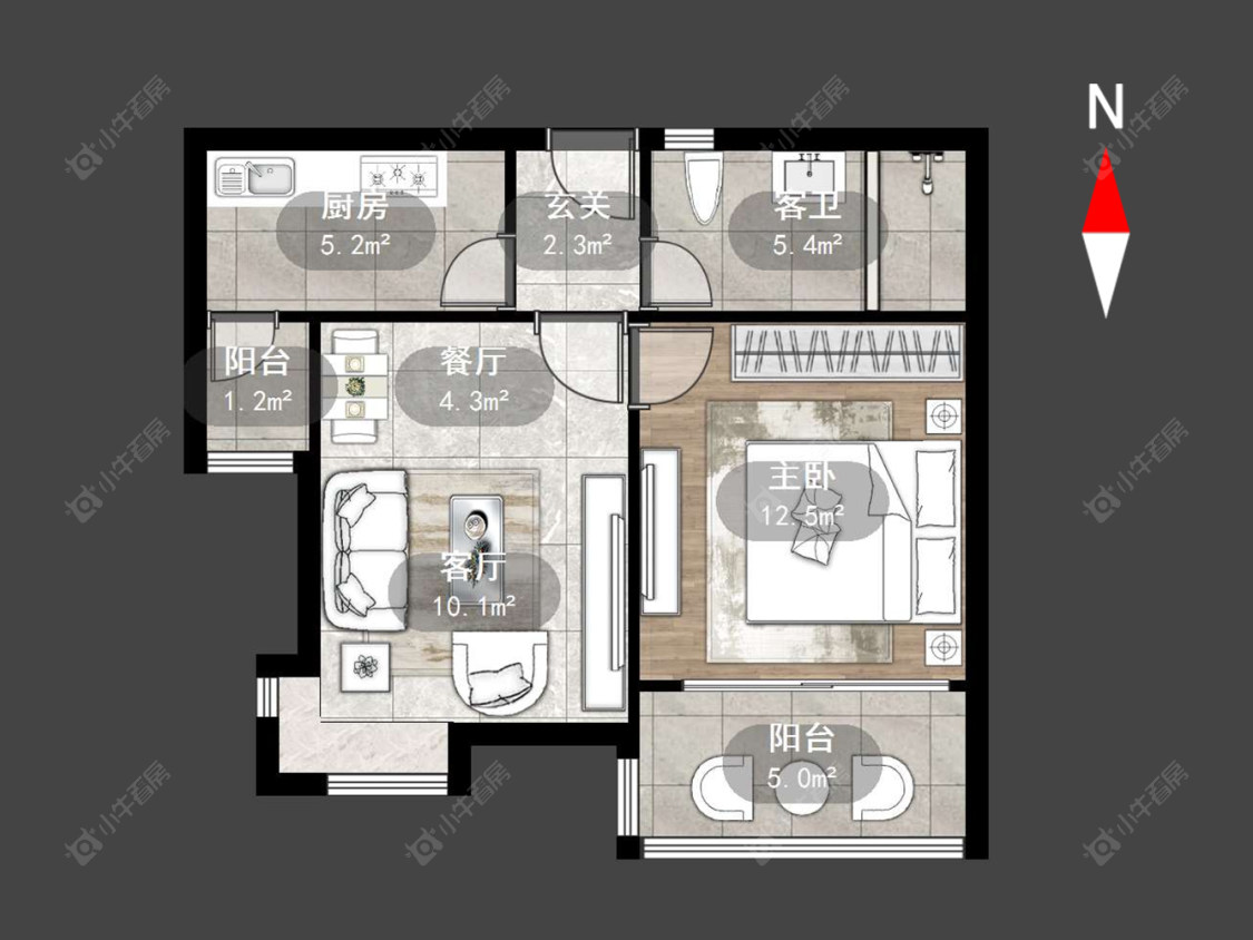 常州华府家园在售二手房源户型图_小牛看房