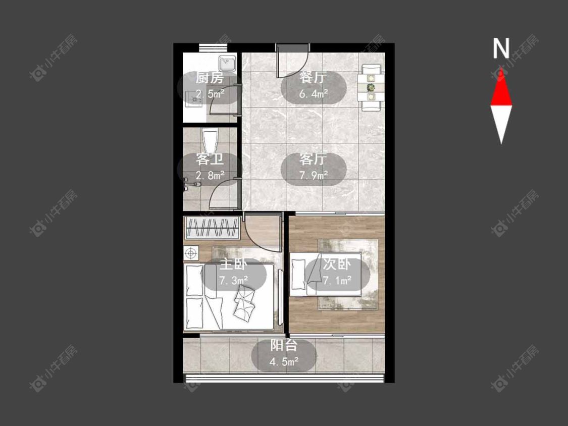 常州万泽大厦在售二手房源户型图_小牛看房