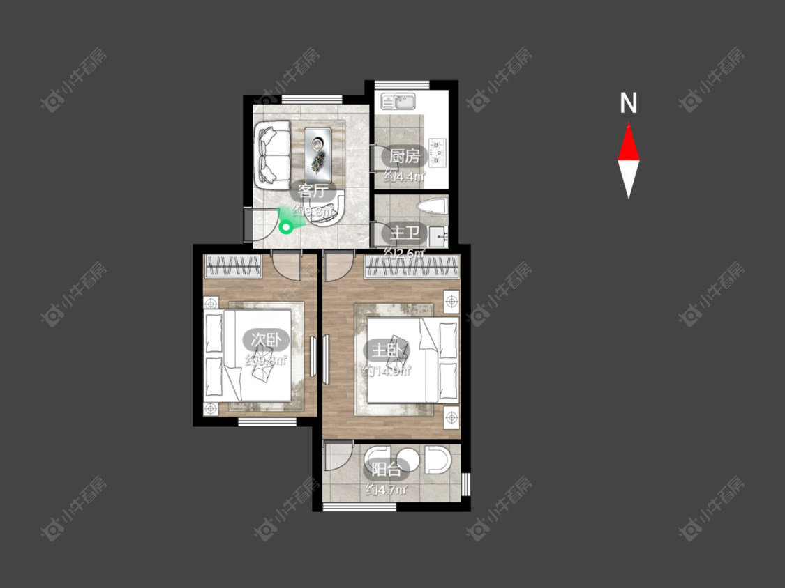 常州兰翔新村在售二手房源户型图_小牛看房