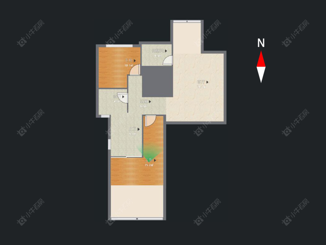 常州金地天际在售二手房房源户型图_小牛看房