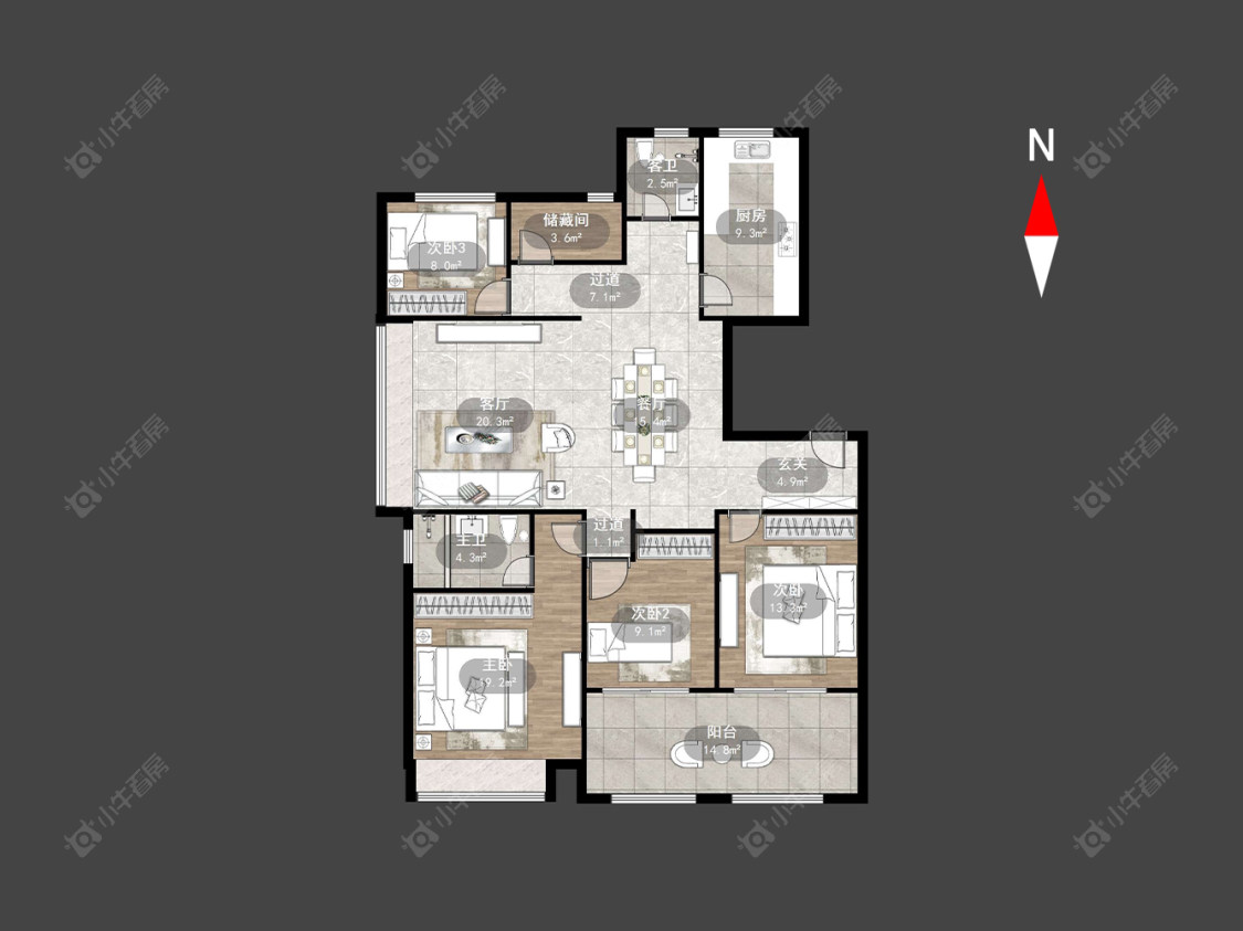 常州奥韵家园二期在售二手房源户型图_小牛看房