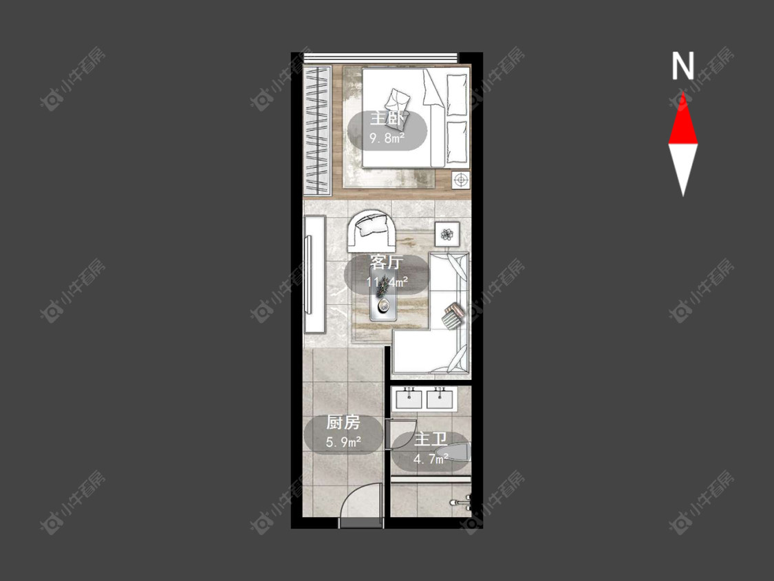 常州碧桂园壹号天禧在售二手房源户型图_小牛看房