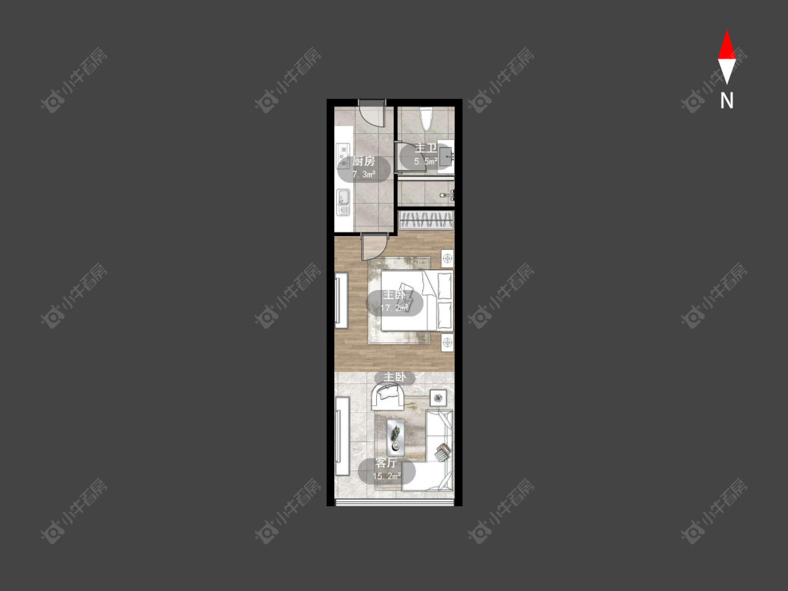 常州安邸·N3在售二手房源户型图_小牛看房