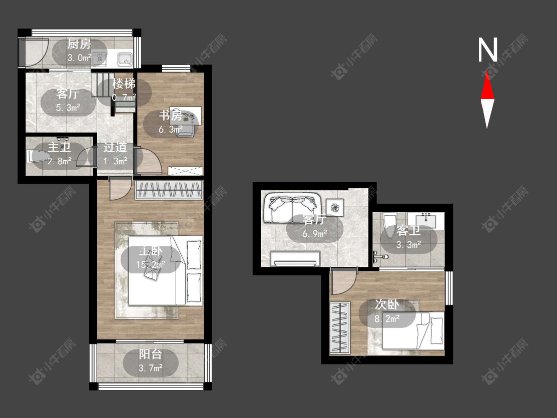 常州丽华一村在售二手房源户型图_小牛看房