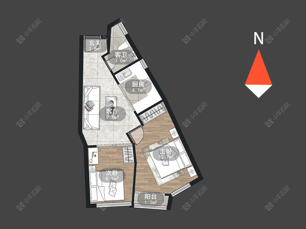 常州泰盈八千里在售二手房源户型图_小牛看房