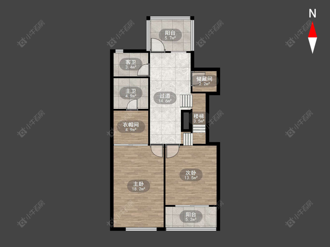 常州新城香溢澜桥一期在售二手房房源户型图_小牛看房