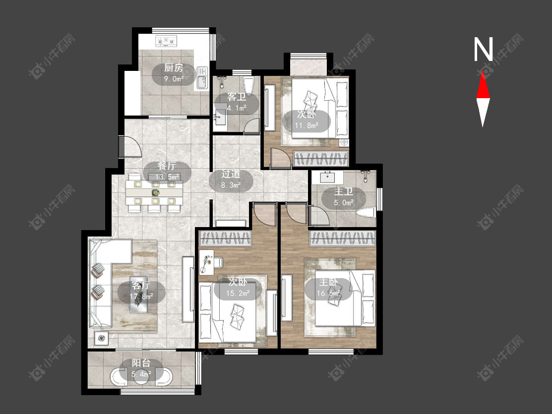 采菱公寓房源户型图 常州采菱公寓在售二手房源户型图_小牛看房